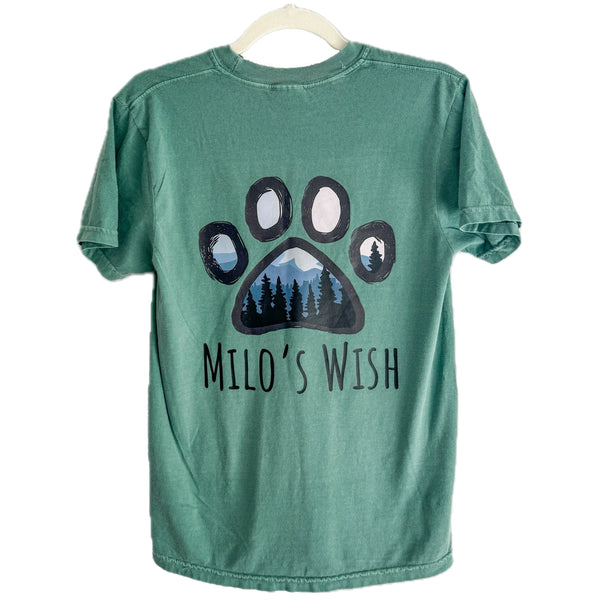 Forest Mystical Mountains Relaxed Short Sleeve