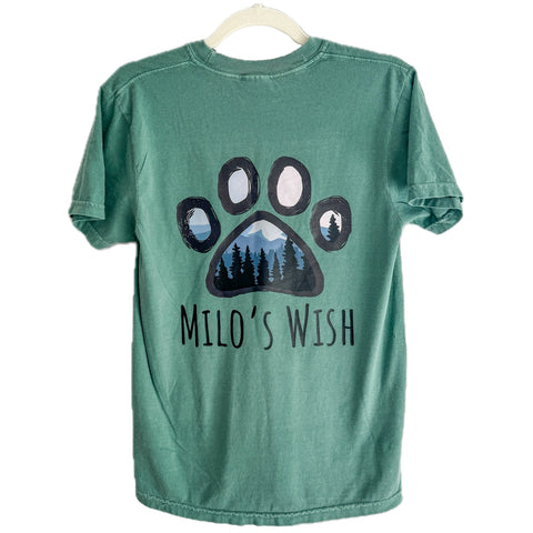 Forest Mystical Mountains Relaxed Short Sleeve