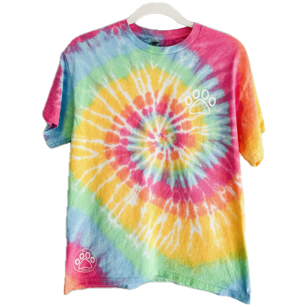 Cotton Candy Tie-Dye Wish Upon a Paisley Classic Short Sleeve