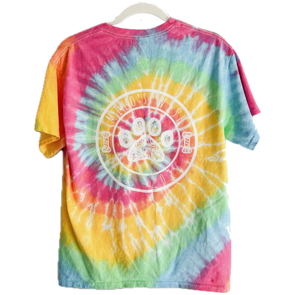 Cotton Candy Tie-Dye Wish Upon a Paisley Classic Short Sleeve