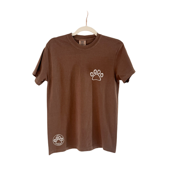 Espresso Gingham Relaxed Short Sleeve