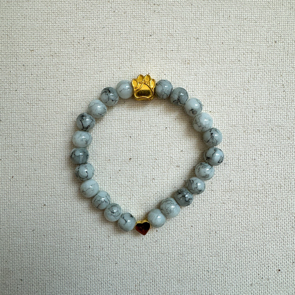 Classic Marble Gold Milo's Wish Bracelet
