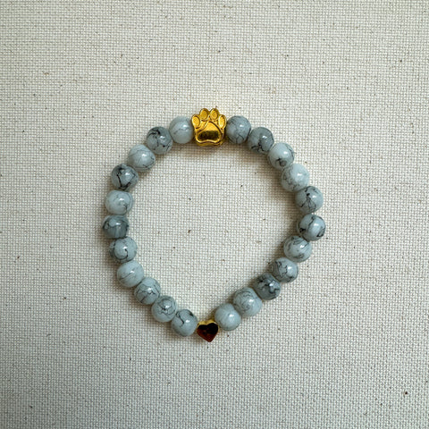 Classic Marble Gold Milo's Wish Bracelet
